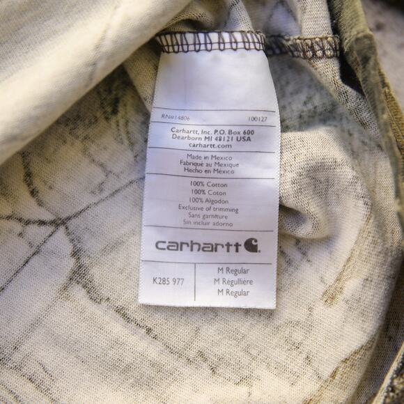 Vintage Carhartt K285 977 Realtree FADED Camo Long Sleeve Pocket Shirt Medium - Picture 5 of 11